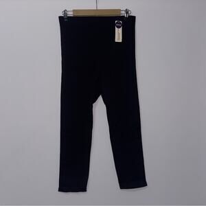 Empetua Daily Flaunt Mid-Waist Shaping Capri black Leggings women’s XL — NWT